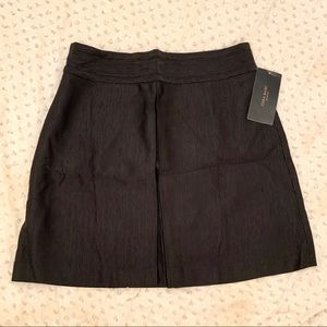 Zara Basics Black Piped Skirt